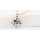 Цветно дамско колие от Swarovski Elements